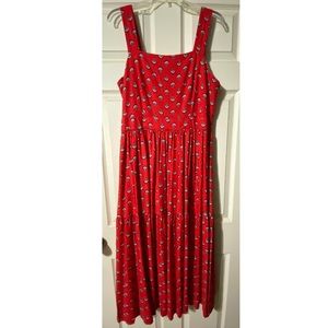 ‼️SOLD‼️ ❤️Ann Taylor Red Tiered Maxi❤️